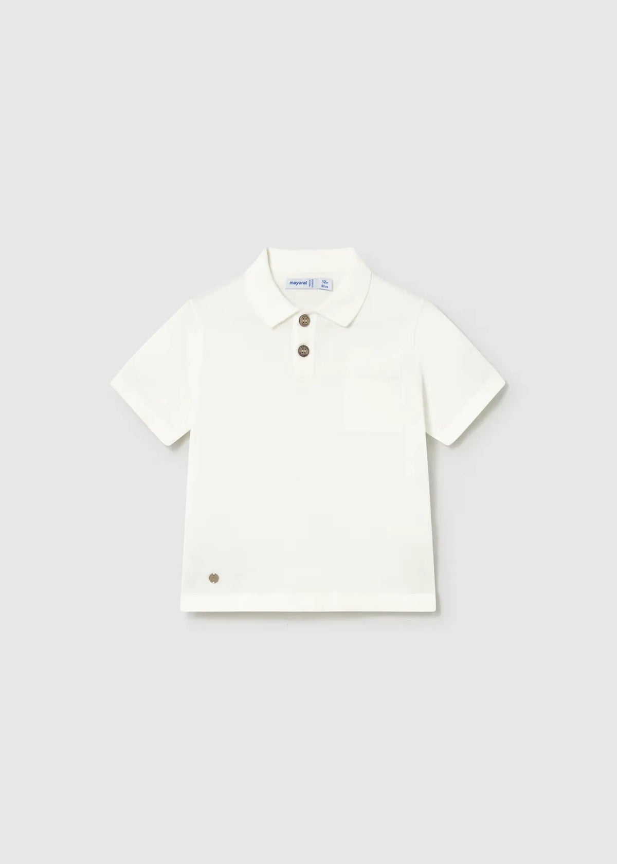 Polo Bolsillo Blanco Mayoral