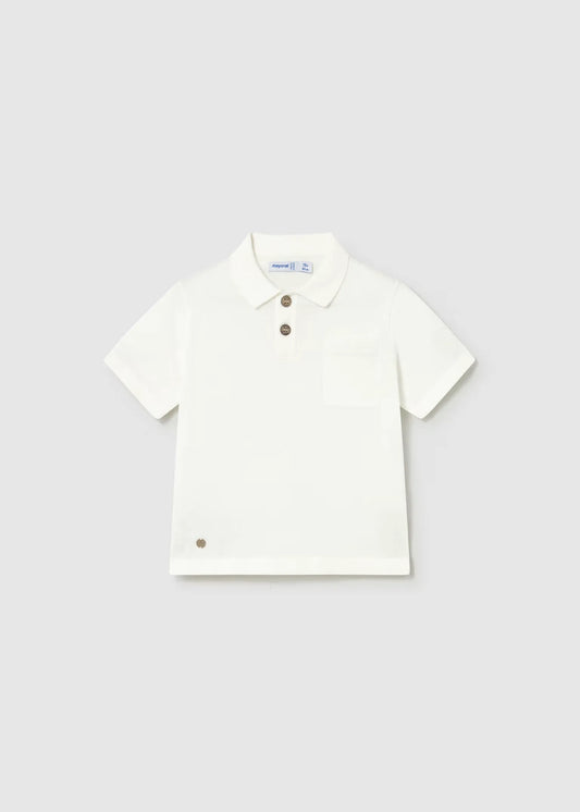 Polo Bolsillo Blanco Mayoral