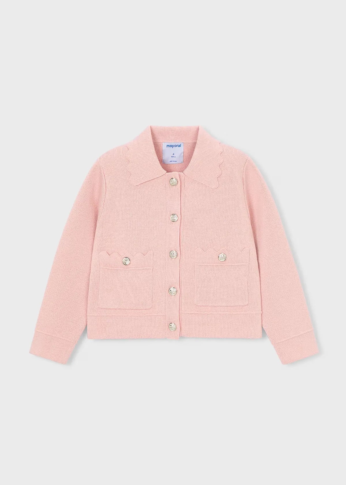 Chaqueta en Tricot Bolsillo Rosa Mayoral