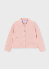 Chaqueta en Tricot Bolsillo Rosa Mayoral