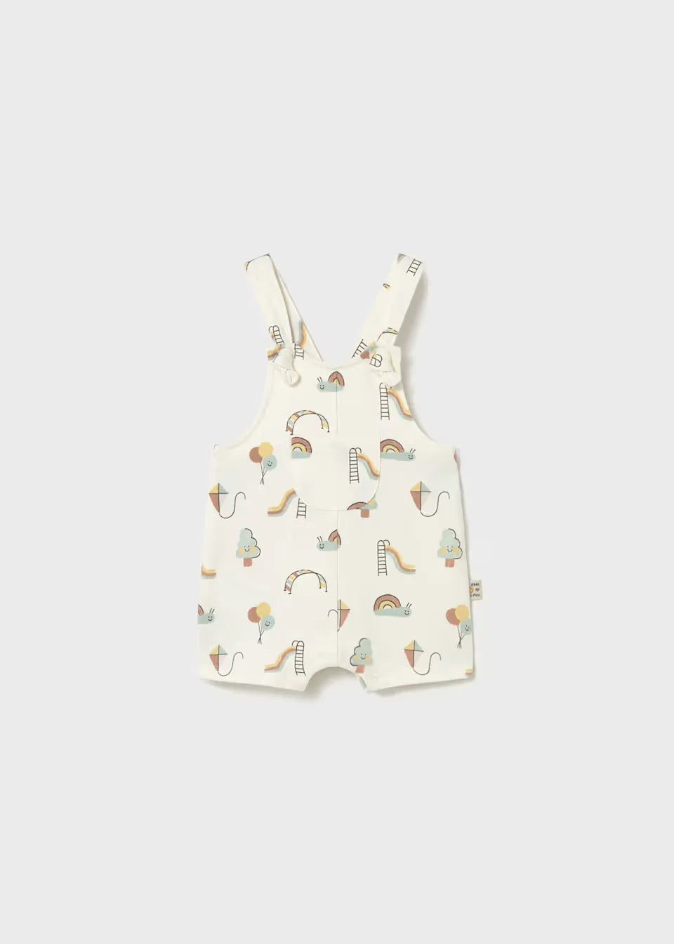 Overol Estampado Caracol Crema Mayoral
