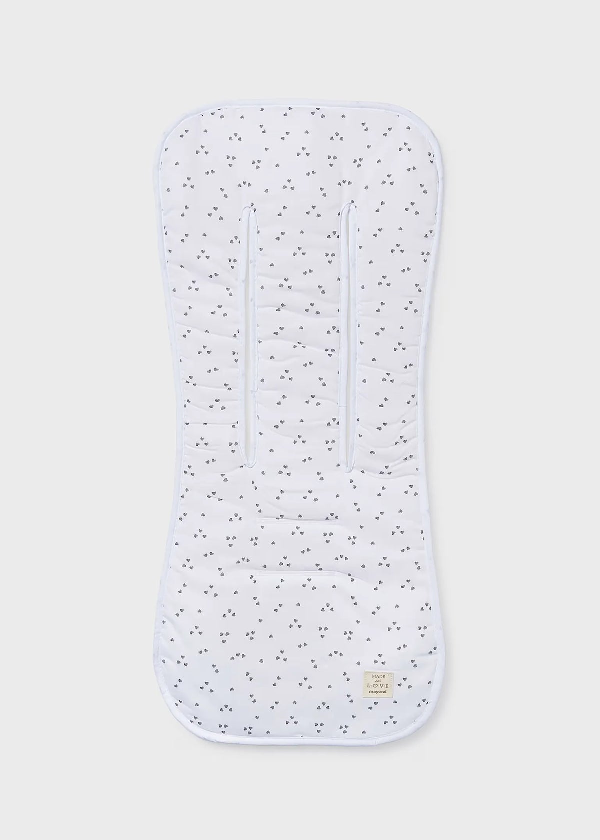 Acolchado Para Coche Corazones Gris Mayoral
