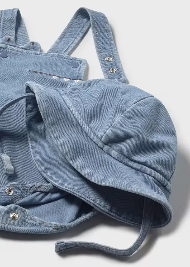 Body Peto Denim con Pava Cocodrilo Mayoral detalle