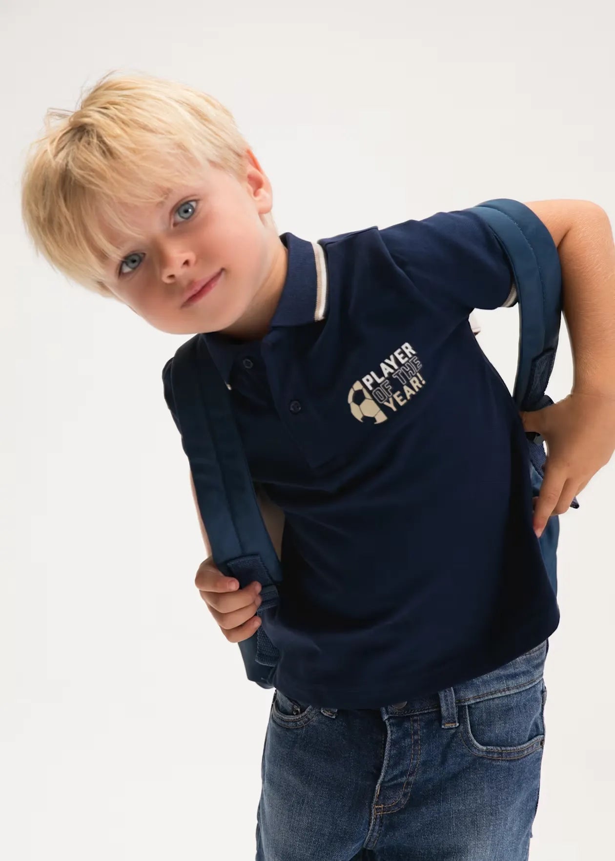 Polo Estampado Fútbol Player Mayoral niño