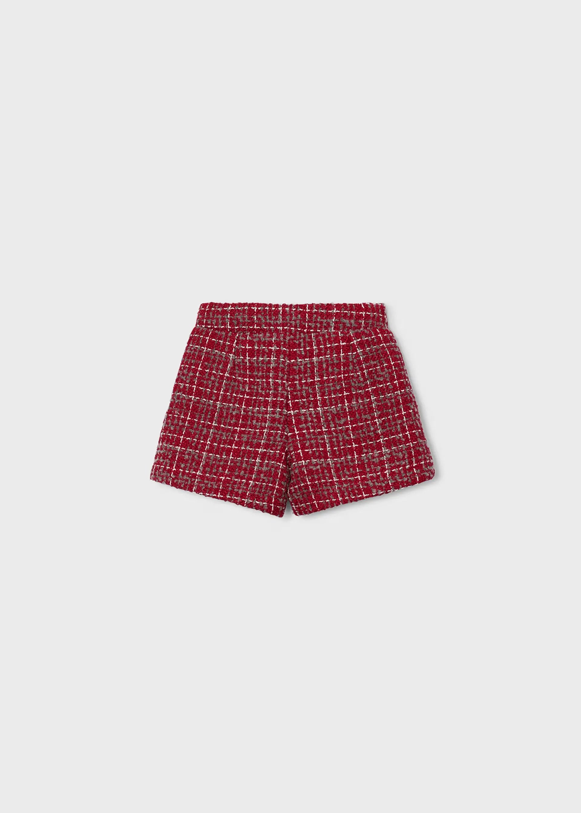 Short Tejido Tweed Rojo Mayoral Moda
