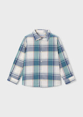 Camisa Manga Larga Cuadros Lago Azul Mayoral Moda