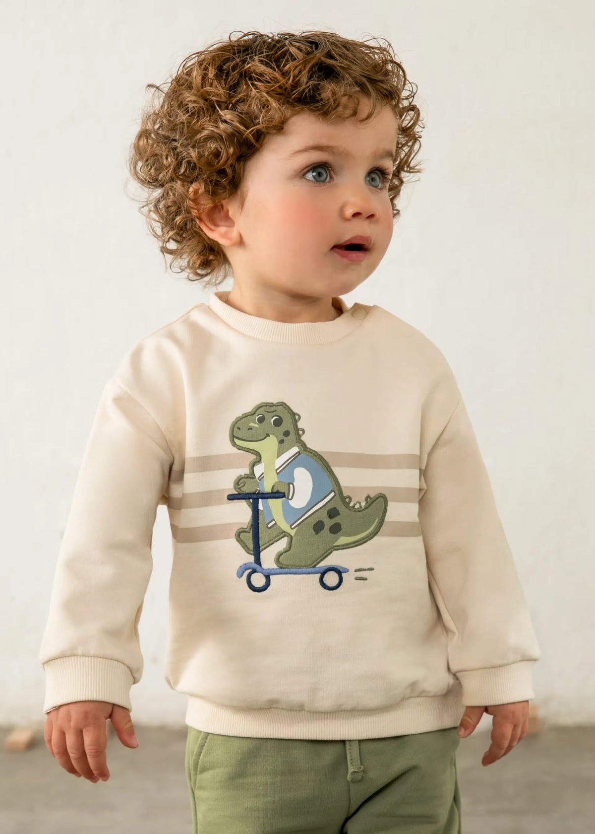 Conjunto 3 Piezas Pantalón Dino Beige Mayoral Modelo