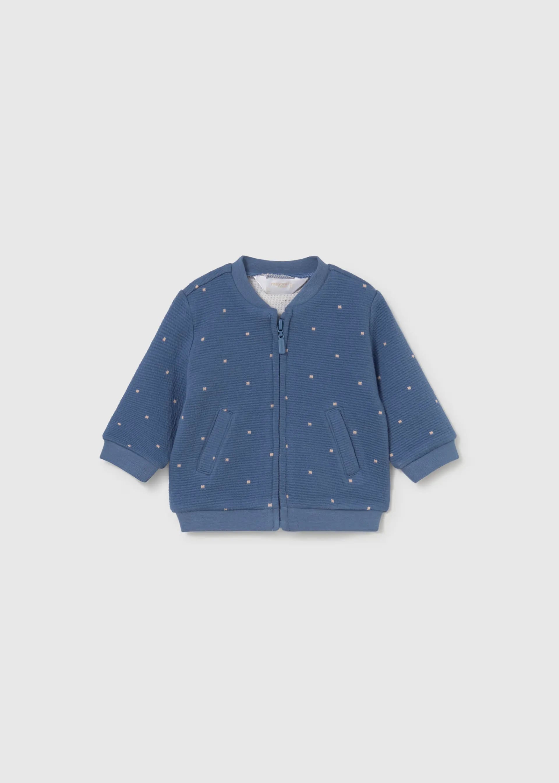 Conjunto 3 Piezas Tricot Carro Azul Mayoral Chaqueta