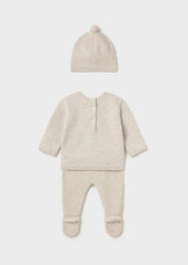 Primer Dia Tejido Tricot Beige Mayoral Moda