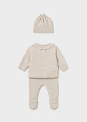 Conjunto 3 Piezas Tricot Beige Mayoral Revés