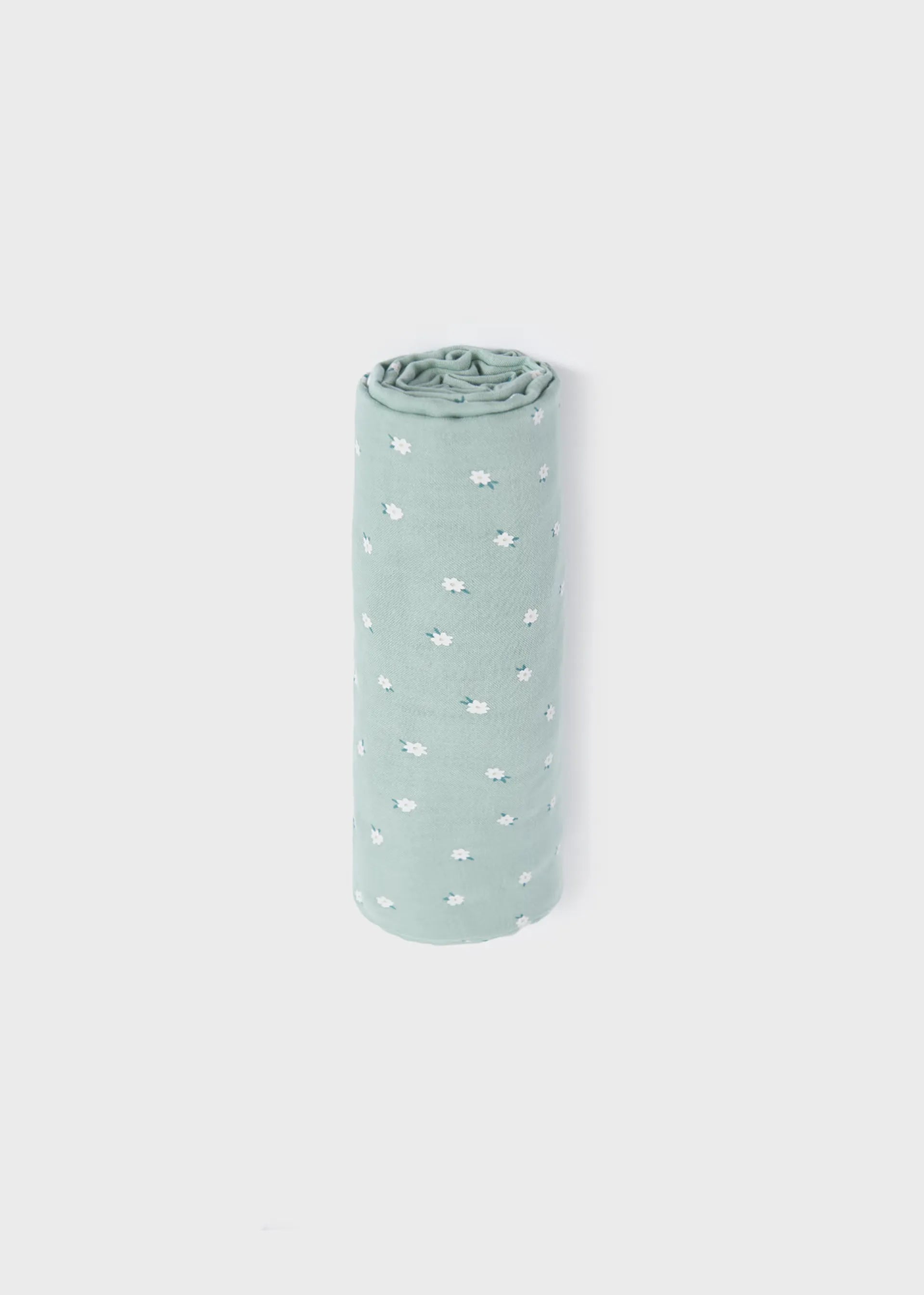 Muselina Flores Verde Menta Mayoral Moda