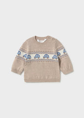 Saco Tricot Carros Beige Mayoral Moda