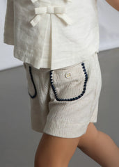Short Detalle Bolsillos Beige Mayoral MODELO NIÑA