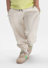 Pantalón Sudadera Cremallera Beige Mayoral