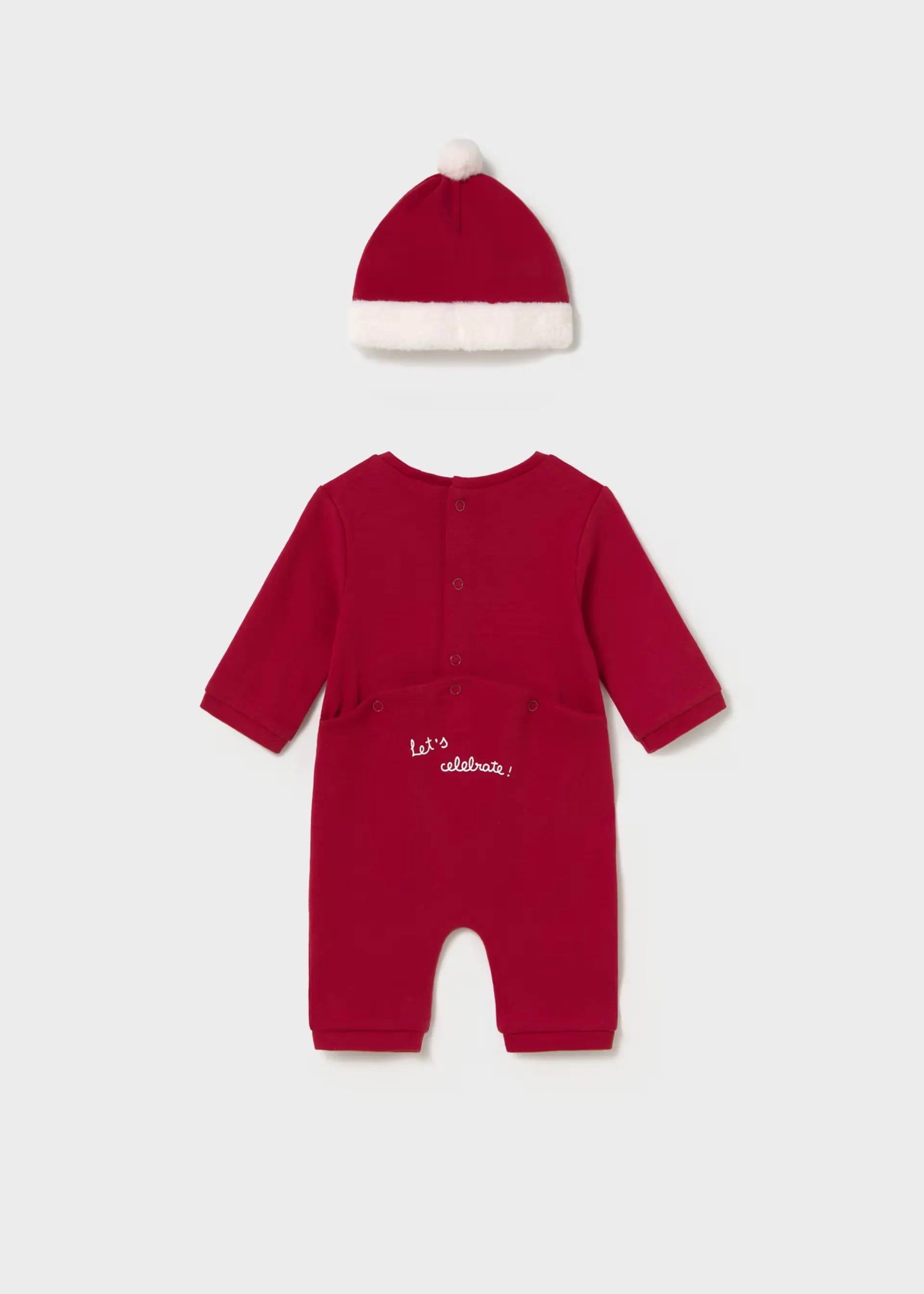 Pijama Con Gorro Navidad Venado Rojo Mayoral Moda