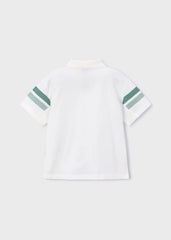 Polo Detalle Rayas Verde Blanco Mayoral estilo