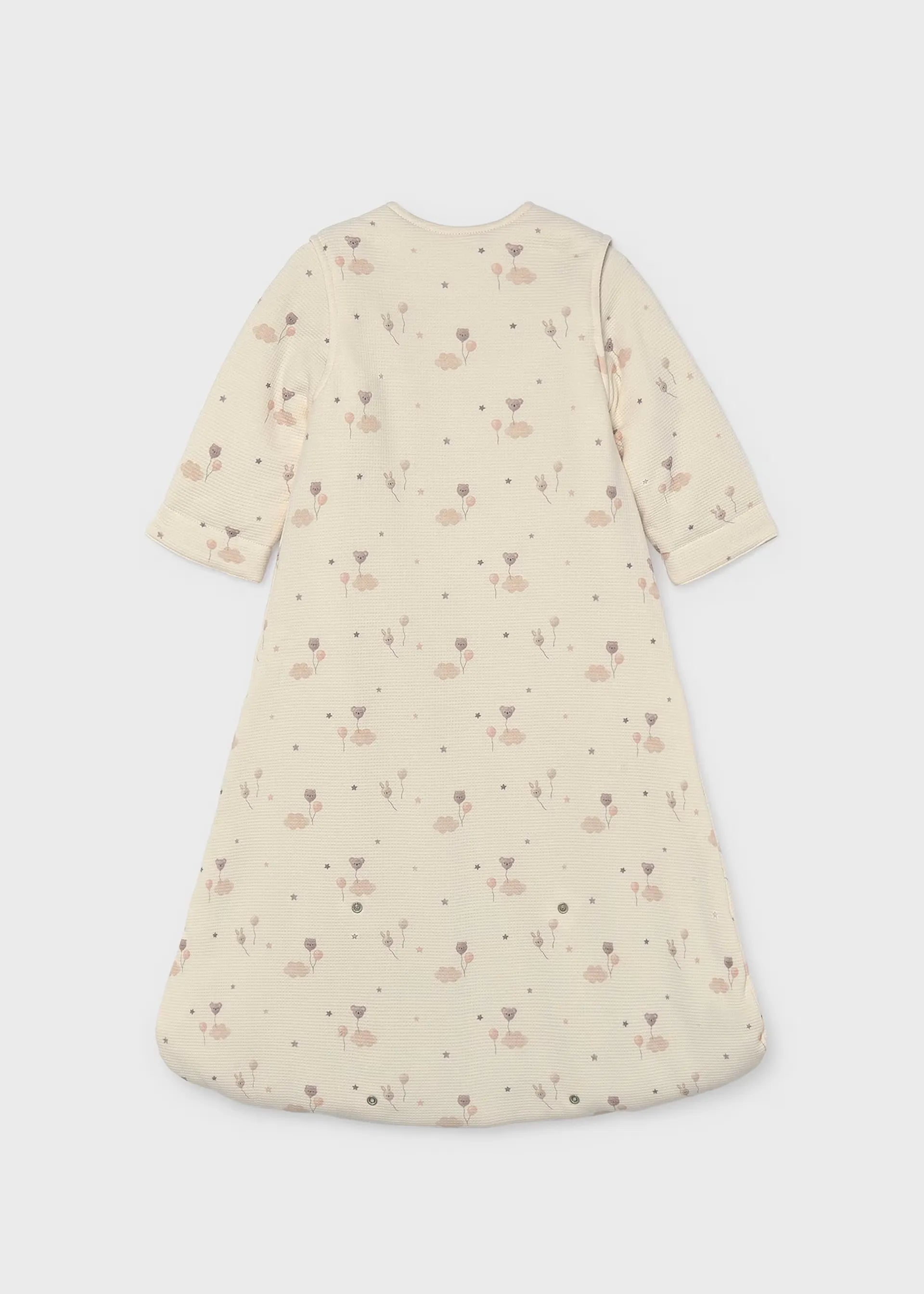 Sleeping Con Mangas Estampado Oso Beige Mayoral Moda