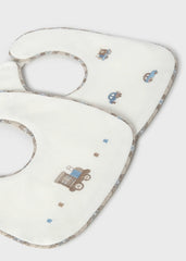 Set 2 Baberos Carro Beige Mayoral