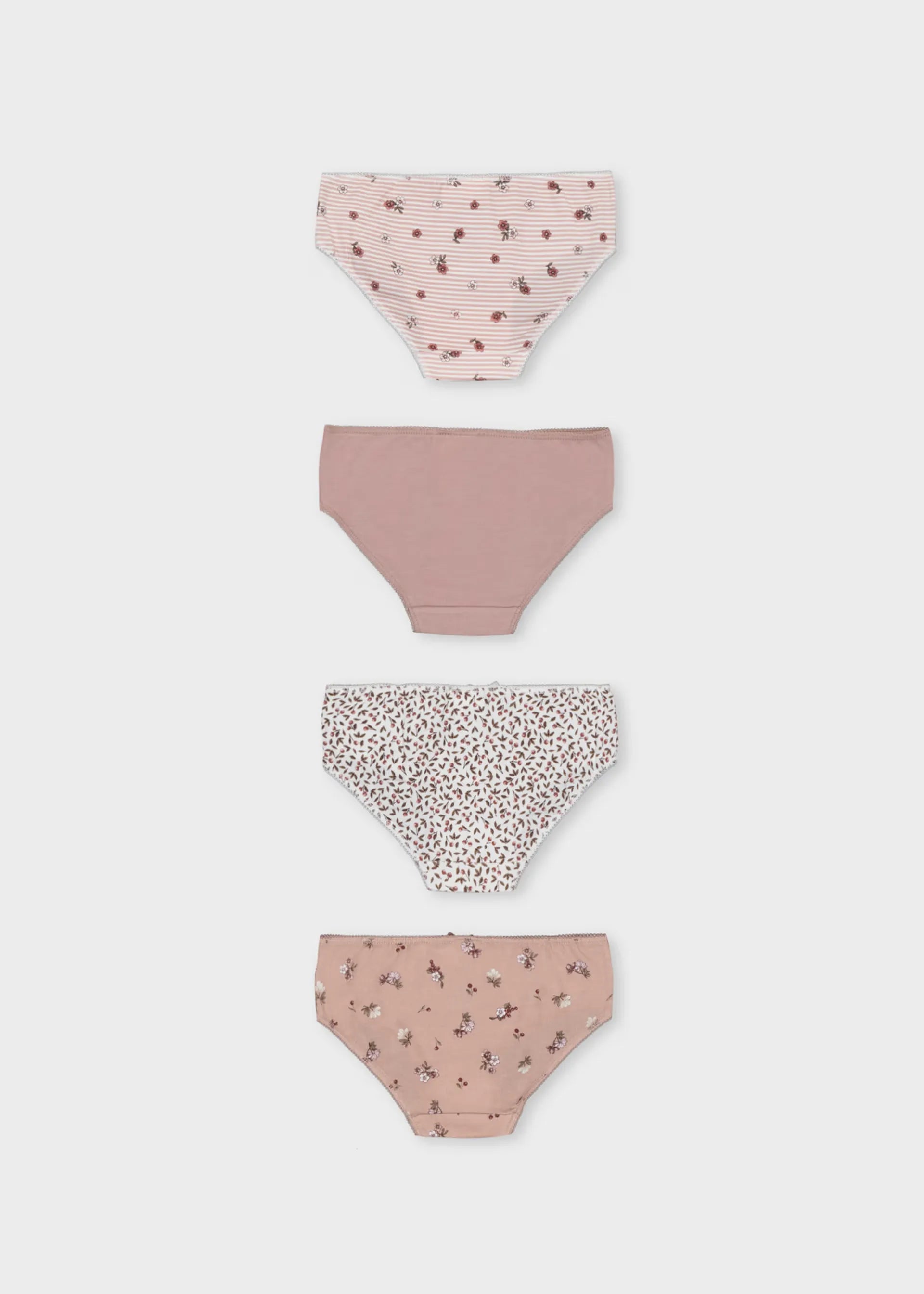 Set 3 Pantys Niña Estampado Rosa Mayoral Moda