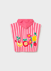 Toalla con Capota Frutas Fucsia Mayoral