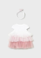 Vestido Tul con Diadema Rosa Mayoral Estilo