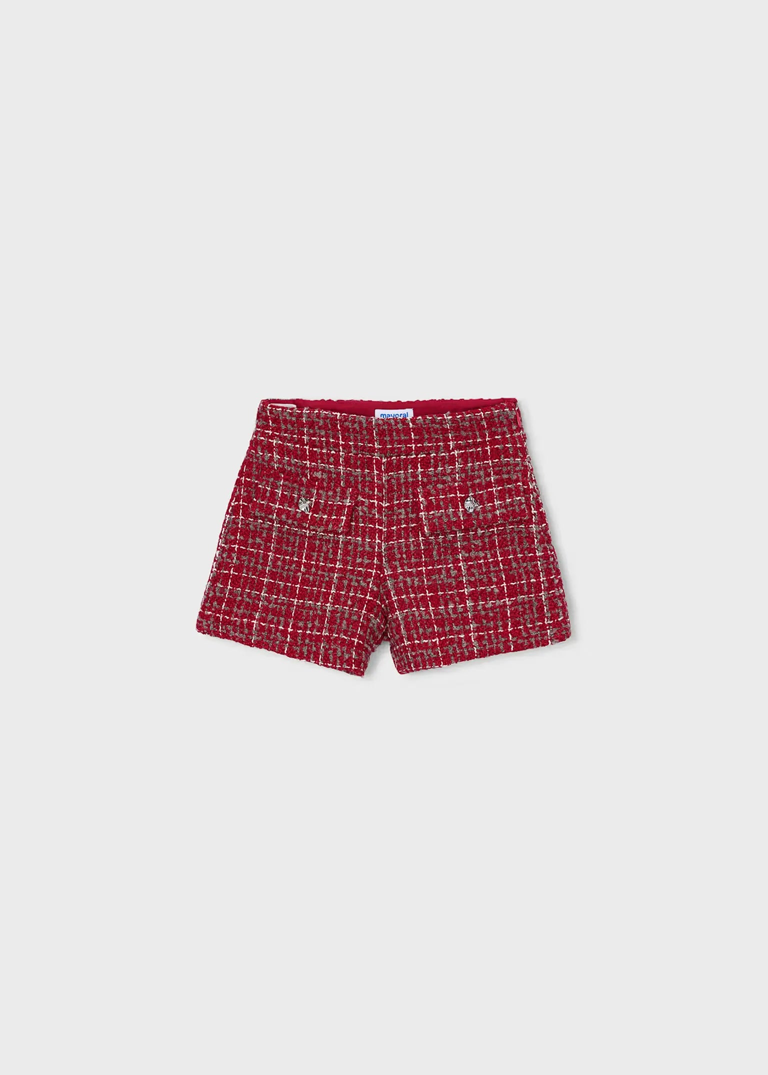Short Tejido Tweed Rojo Mayoral