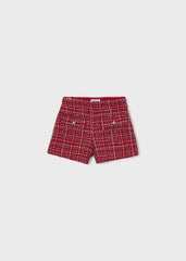 Short Tejido Tweed Rojo Mayoral