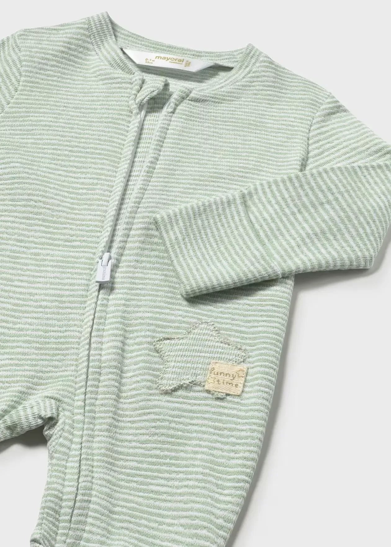 Pijamas Rayas Extrellas Verde Mayoral DETALLE 
