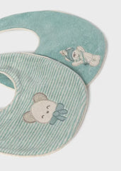 Set 2 Baberos Impermeables Mineral Verde Mayoral Detalle