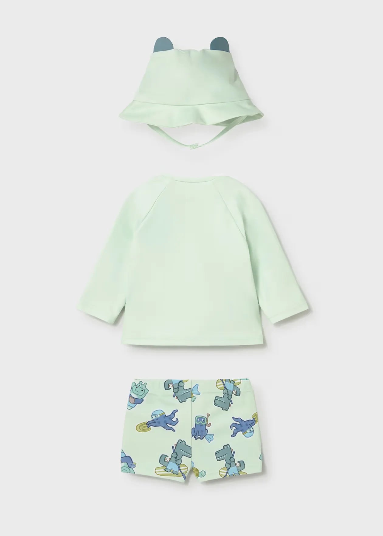 Traje de Baño Estampado Hipopotamo Menta Mayoral estilo