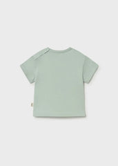 Camiseta Estampado Frase Menta Mayoral estilo