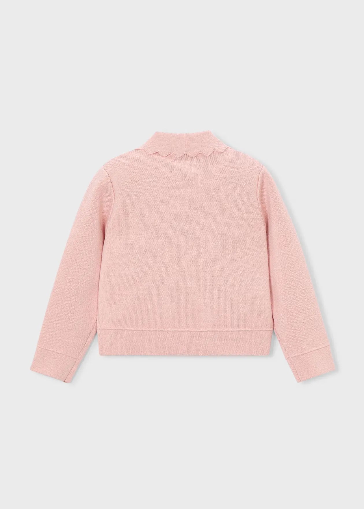 Chaqueta en Tricot Bolsillo Rosa Mayoral estilo