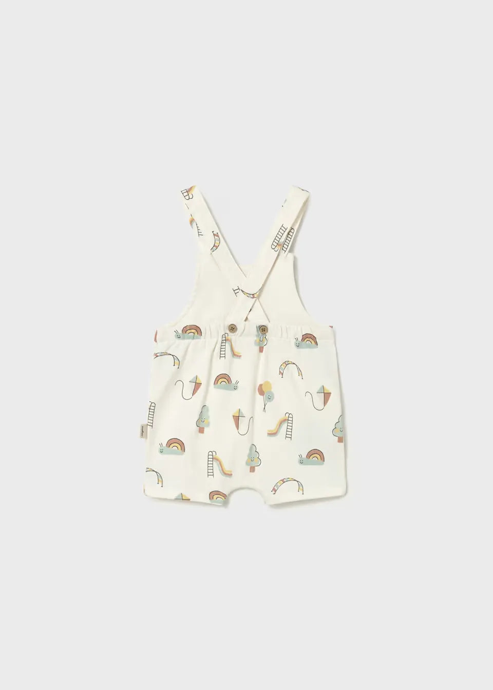 Overol Estampado Caracol Crema Mayoral estilo