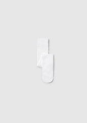 Medias Leotardo Jacquard Blanco Mayoral