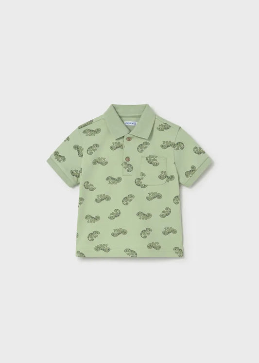 Polo Estampado Camaleón Verde Mayoral