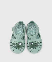 Sandalias Tobby Croco Matcha Verde Igor niño