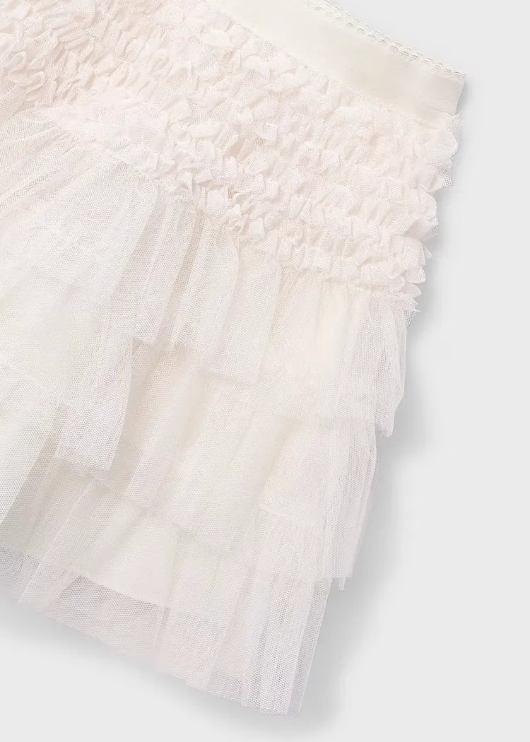 Falda Tul Crema Mayoral Detalle