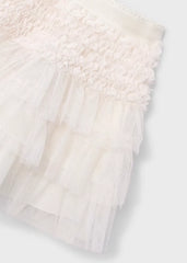 Falda Tul Crema Mayoral Detalle