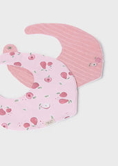 Set 2 Baberos Estampado Peras Rosa Mayoral detalle