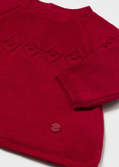 Conjunto 3 Piezas Manga Larga Flores Rojo Mayoral Detalle