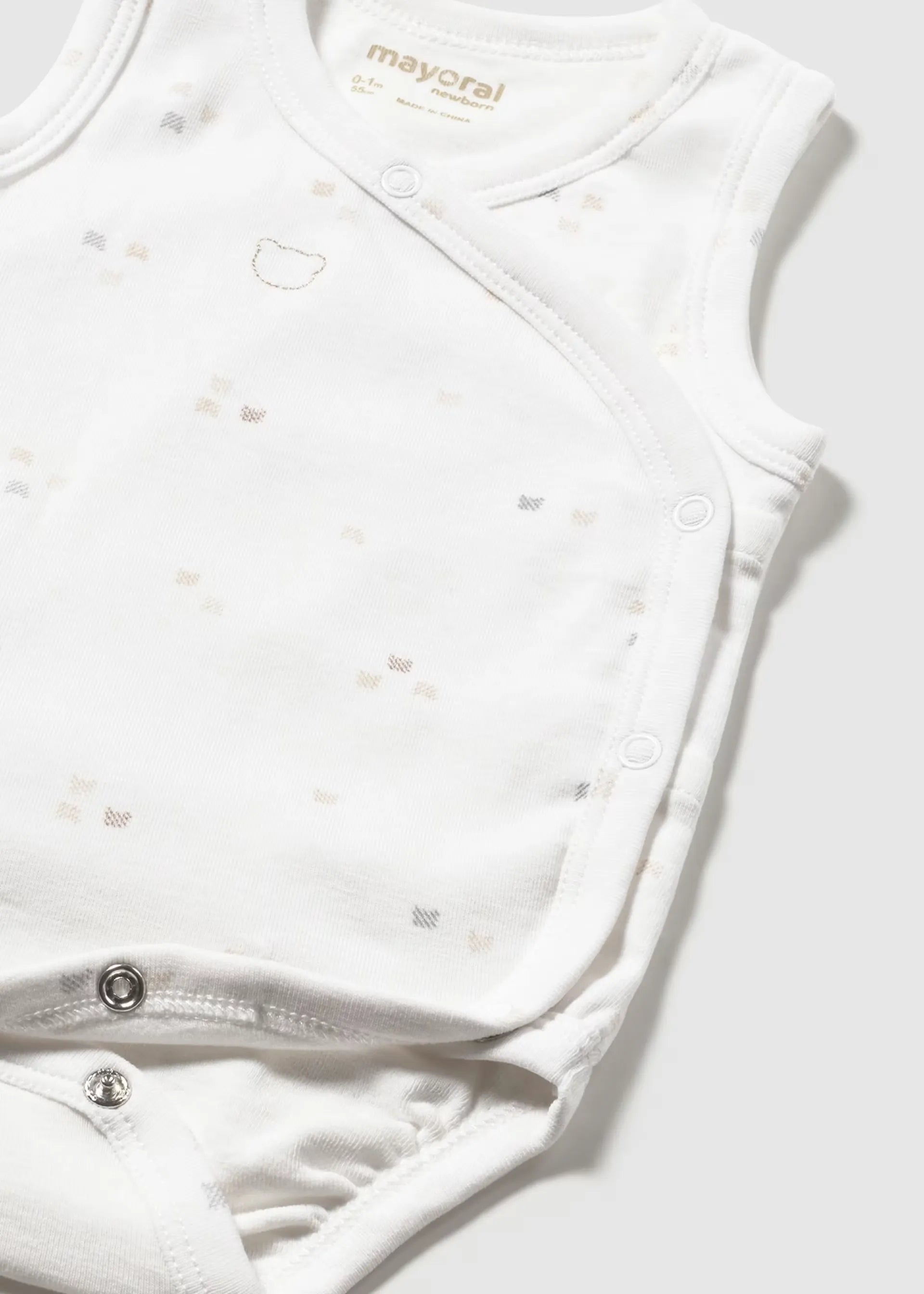 Body Manga Sisa Estampado Osos Mayoral detalle