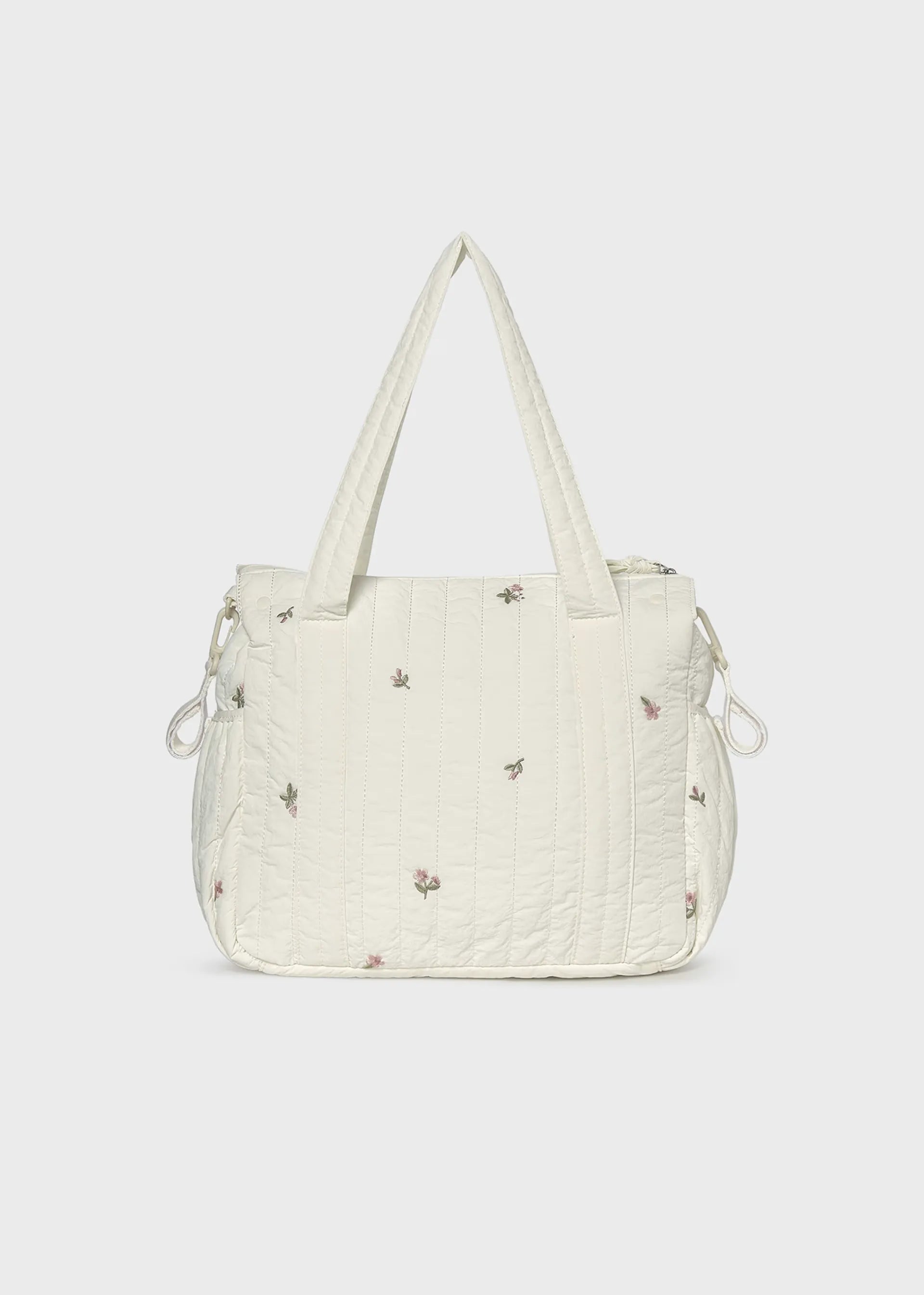 Bolso Pañalera Impermeable Bordado Blanco Mayoral ESTILO