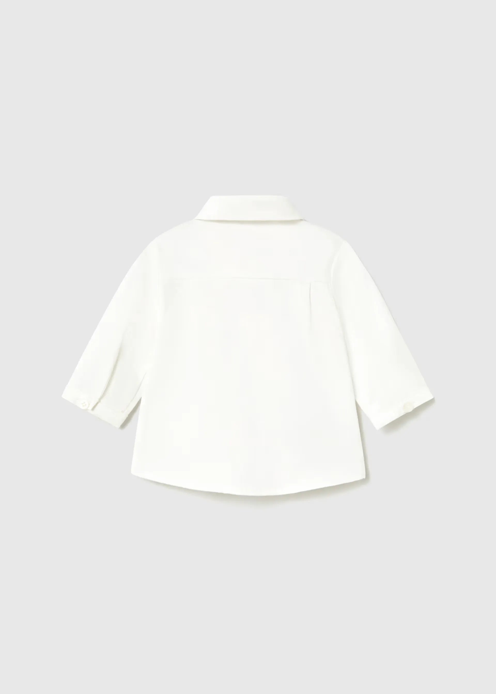 Camisa Manga Larga Blanco Corbatín Mayoral Moda