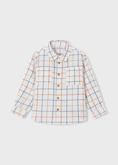 Camisa Manga Larga Cuadros Nectar Combinado Mayoral Moda