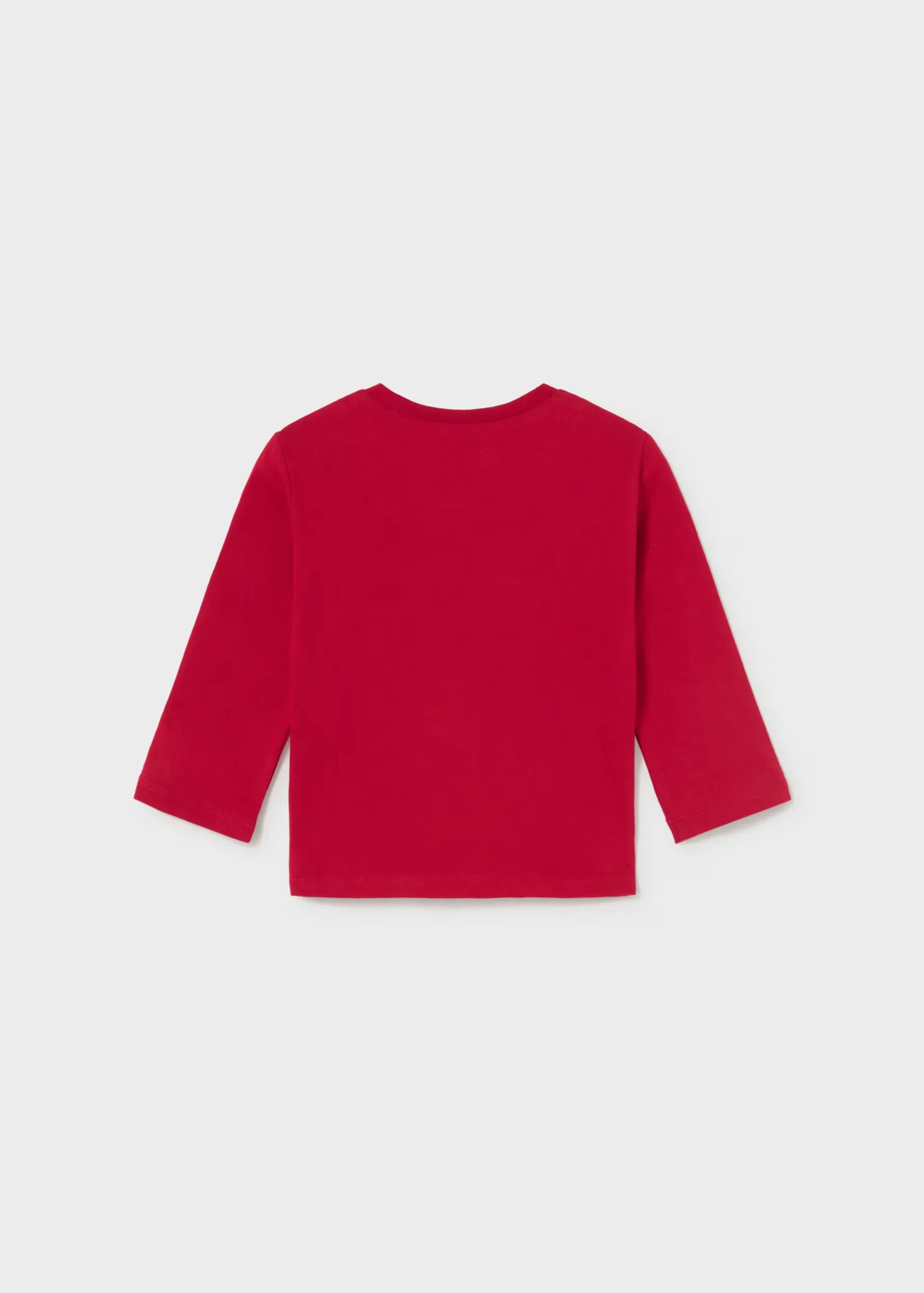 Camiseta Manga Larga Bordado Dog Rojo Mayoral Moda