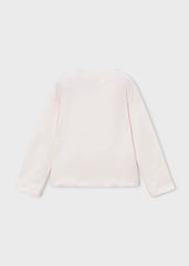 Blusa Manga Larga Moño Animal Print estilo