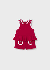 Conjunto Short Prenses Rojo Mayoral