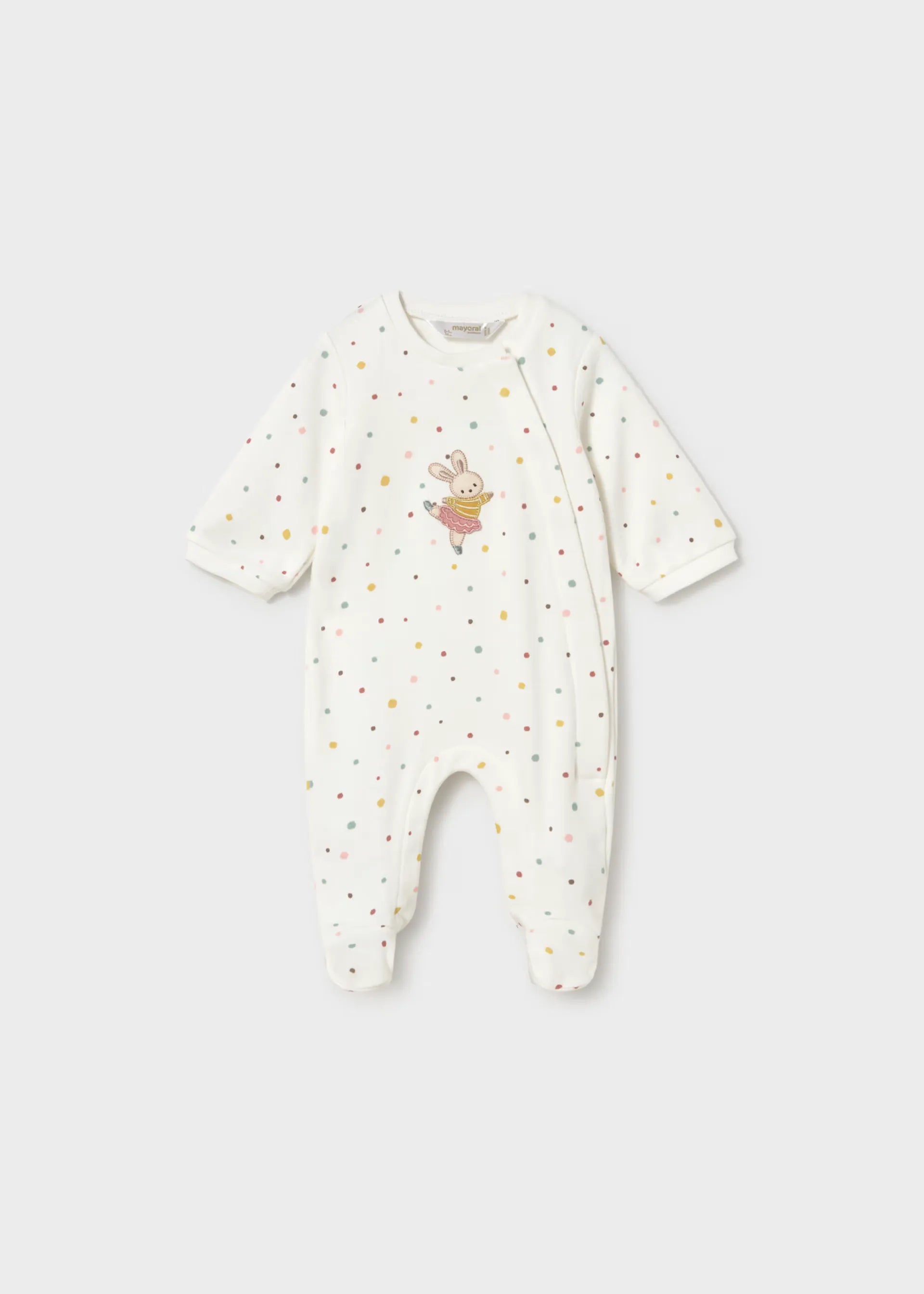 Set 2 Pijamas Conejos Puntos Blanco Moda