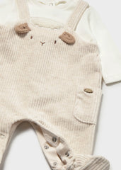 Enterizo Estilo Overol Oveja Beige Mayoral Detalle