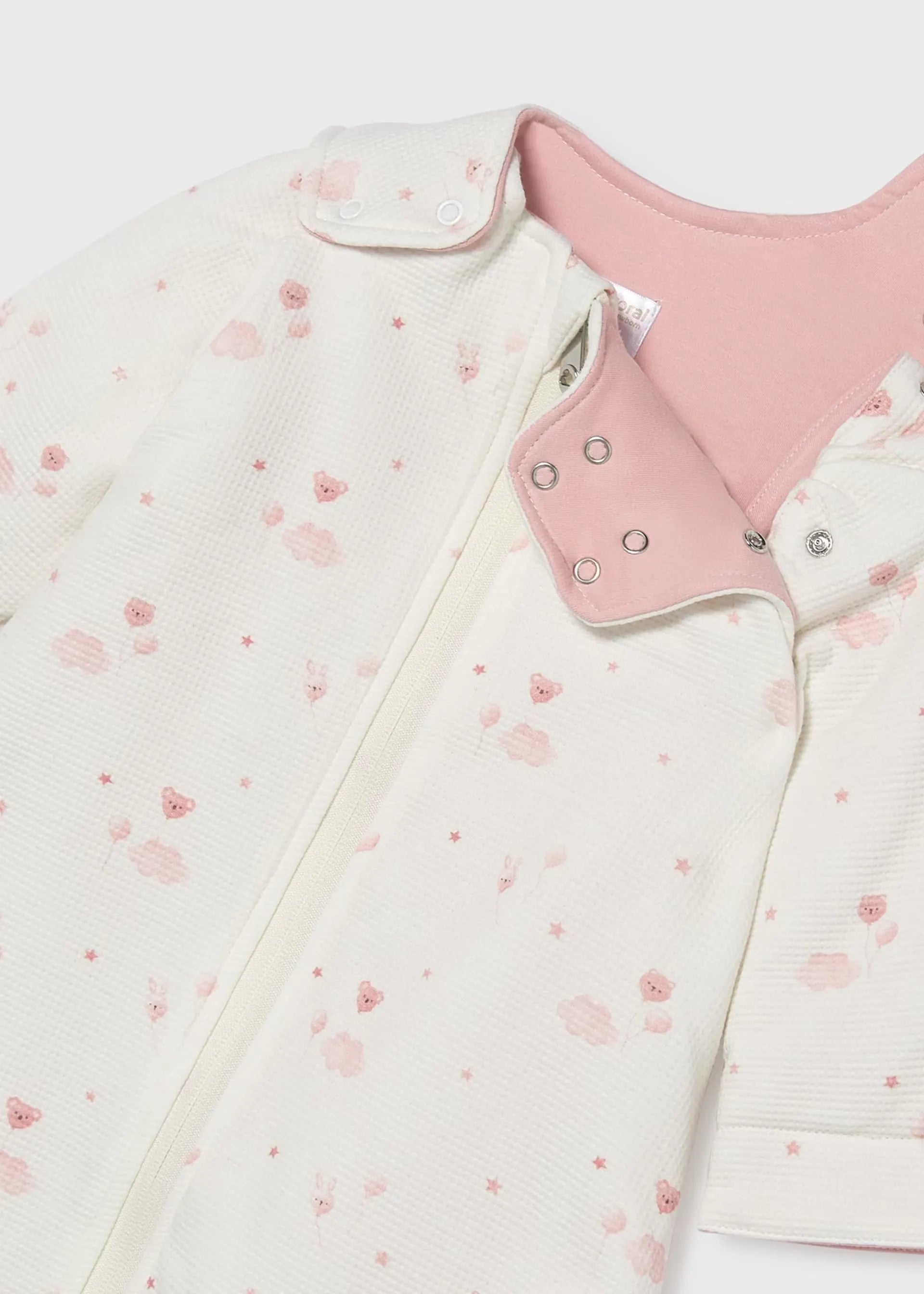 Sleeping Con Mangas Estampado Oso Rosa Mayoral Detalle